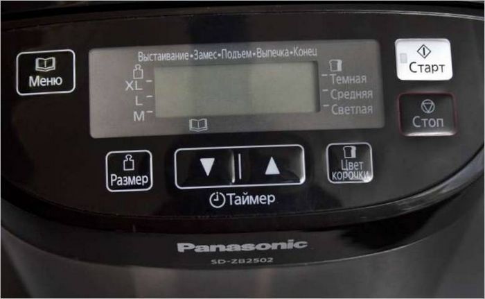 Nadzorna plošča PANASONIC SD-ZB2502