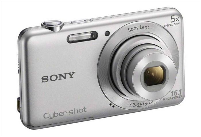 Sony W710 kompaktni fotoaparat srebrne barve