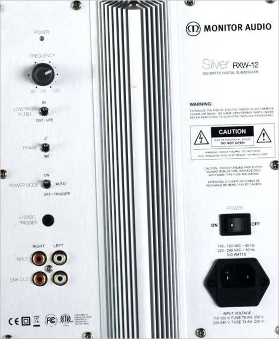 Subwoofer Monitor Audio Silver RXW-12