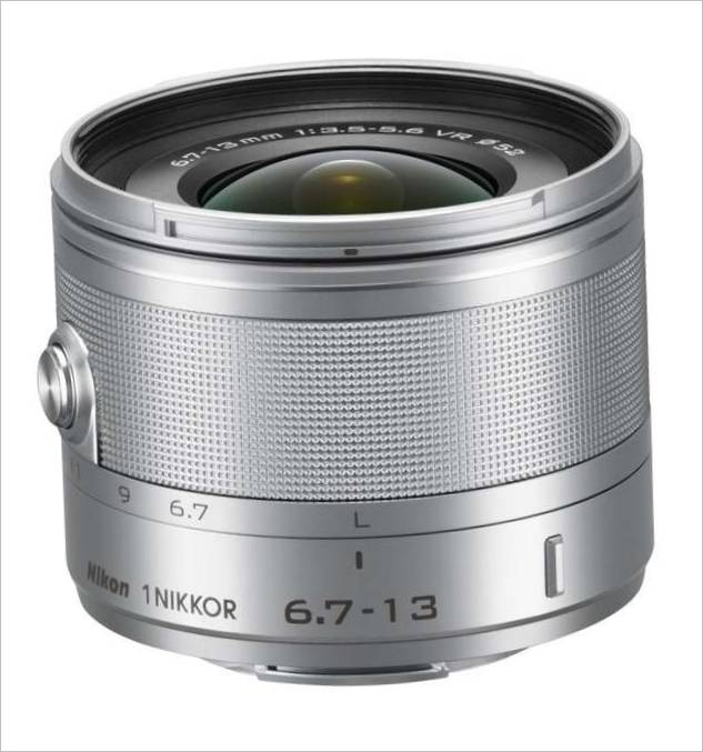 1 ultra širokokotni objektiv NIKKOR VR 6,7-13 mm - srebro